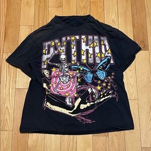 Black Kids T-Shirt with Graphic Design